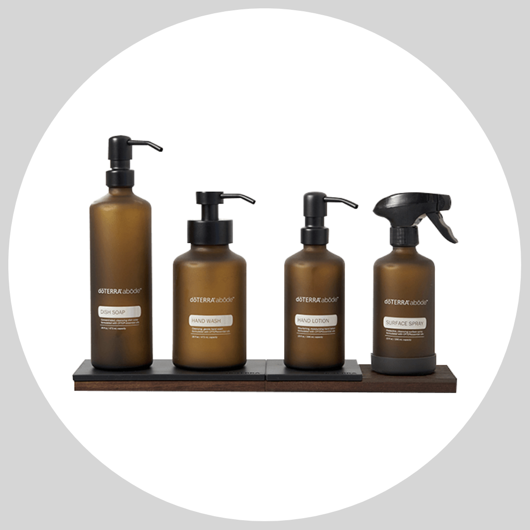 Abōde Glass Dispensers - 4pack