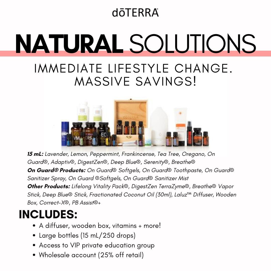 Natural Solutions Kit with FREE dōTERRA Membership