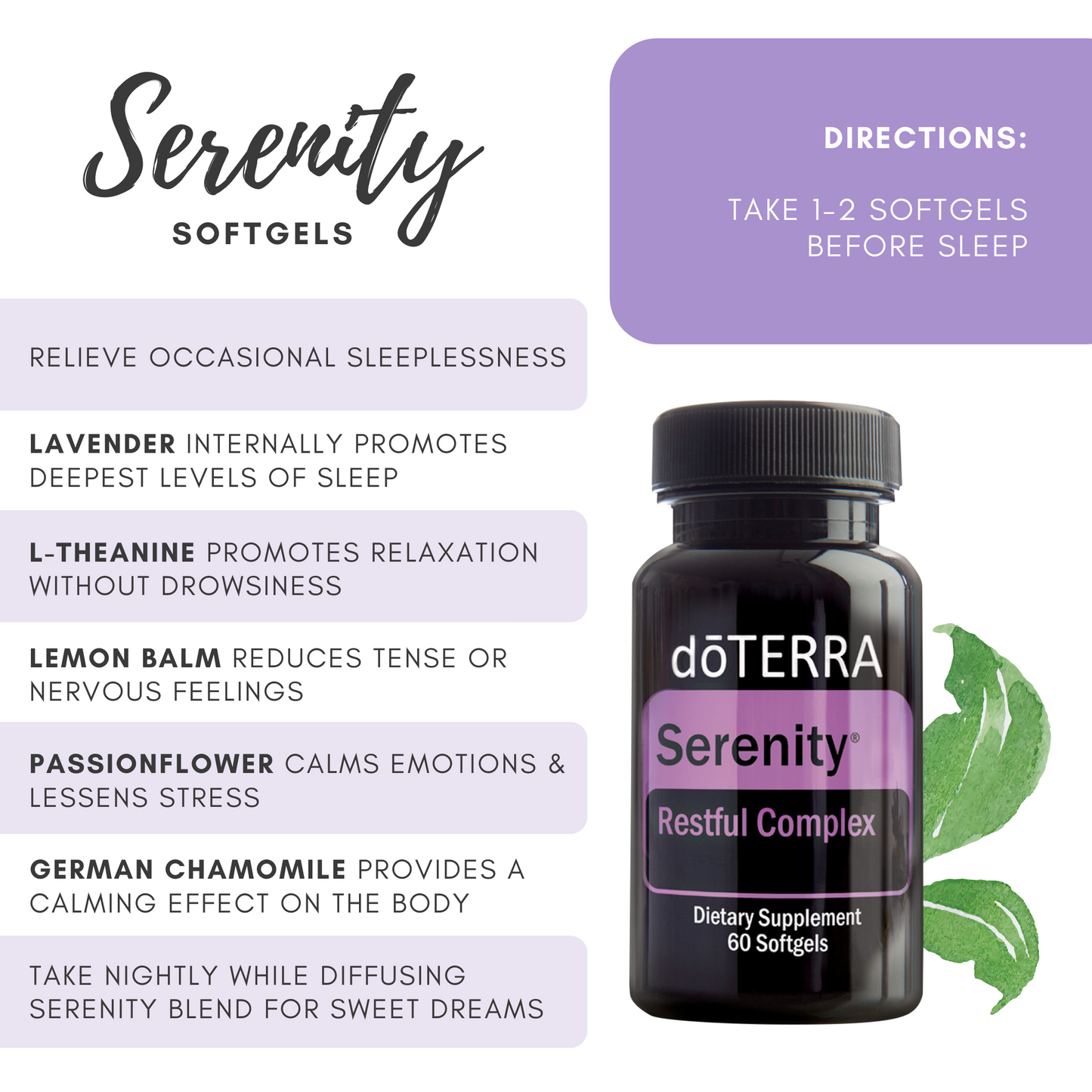 Serenity Softgels