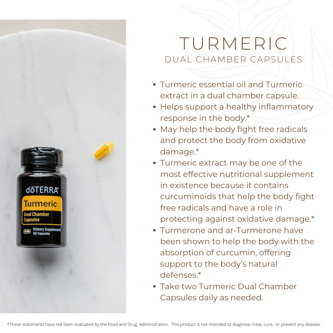 Turmeric Dual Chamber Capsules